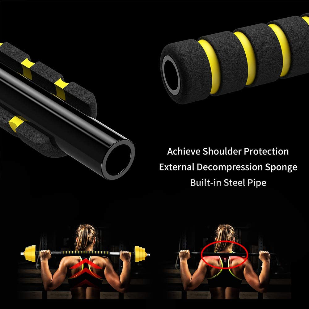 Adjustable 2-In-1 Dumbbell Barbell Set