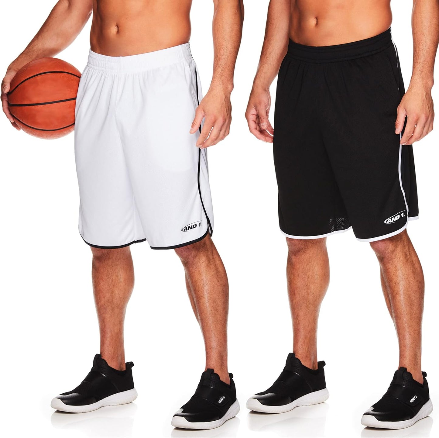Men'S Athletic Shorts, 2-Pack