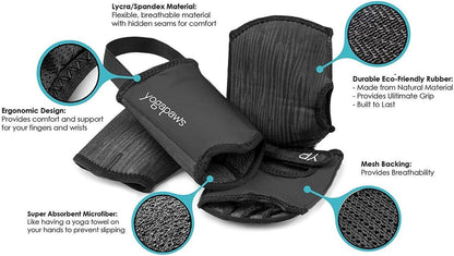Non-Slip Yoga Gloves and Socks Set